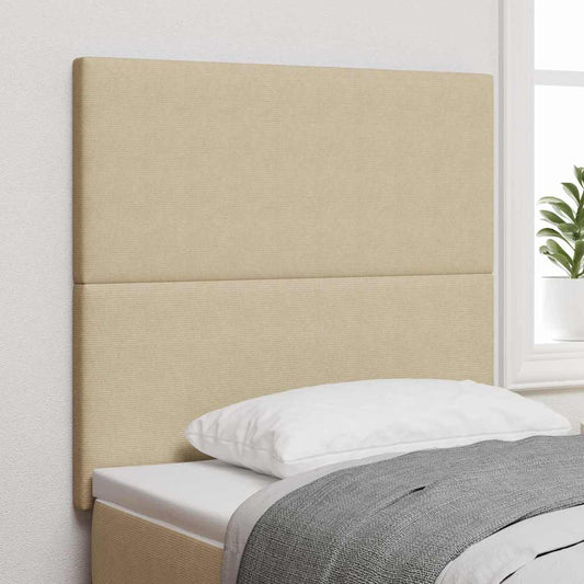 Hoofdbord Lichtgroen Grijs 90 cm Katoen Stof is nu te koop bij PeponiXL, paradijselijk wonen!