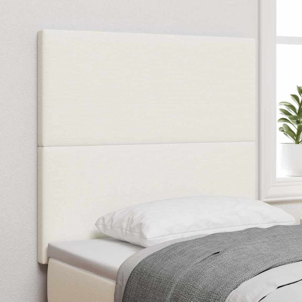 Hoofdbord Crème 100 cm Katoen Stof is nu te koop bij PeponiXL, paradijselijk wonen!