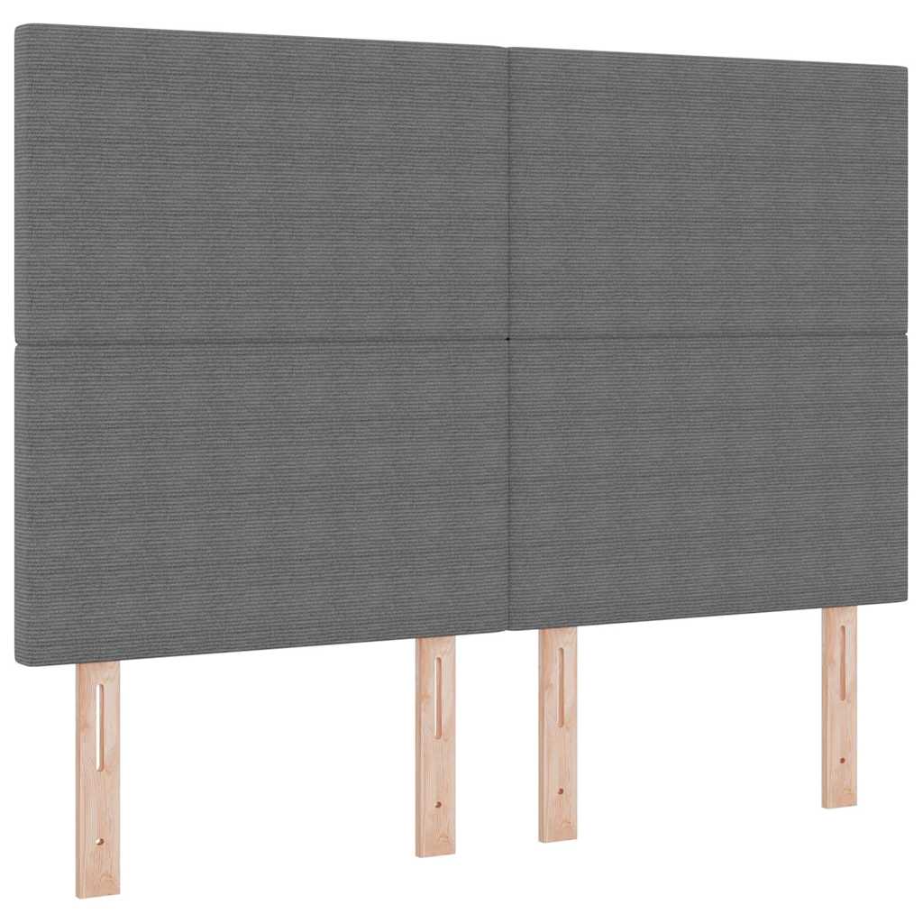Hoofdbord Lichtgrijs 144 cm Katoen Stof is nu te koop bij PeponiXL, paradijselijk wonen!