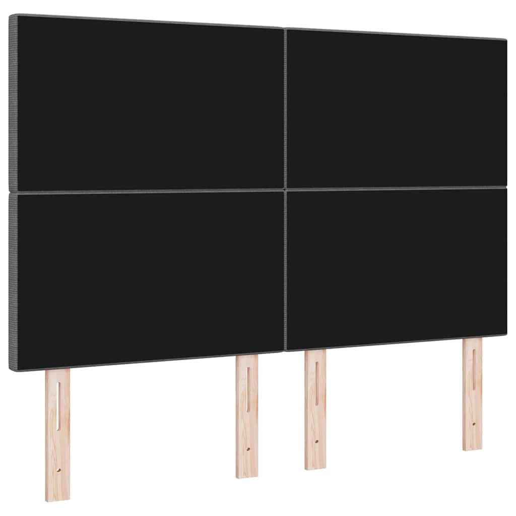 Hoofdbord Lichtgrijs 144 cm Katoen Stof is nu te koop bij PeponiXL, paradijselijk wonen!