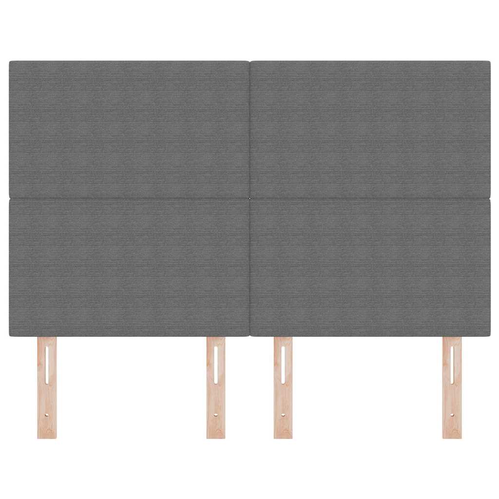 Hoofdbord Lichtgrijs 144 cm Katoen Stof is nu te koop bij PeponiXL, paradijselijk wonen!