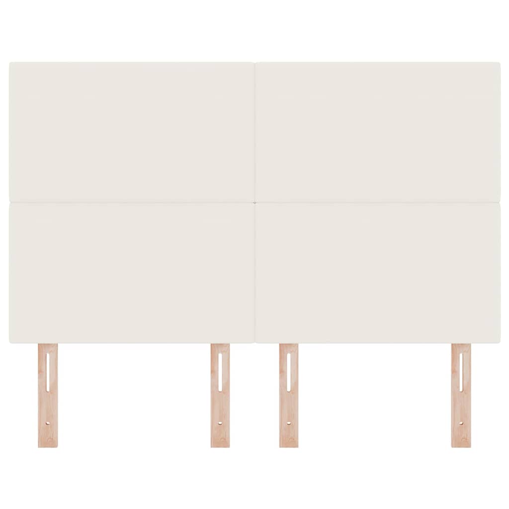 Hoofdbord Crème 144 cm Katoen Stof is nu te koop bij PeponiXL, paradijselijk wonen!
