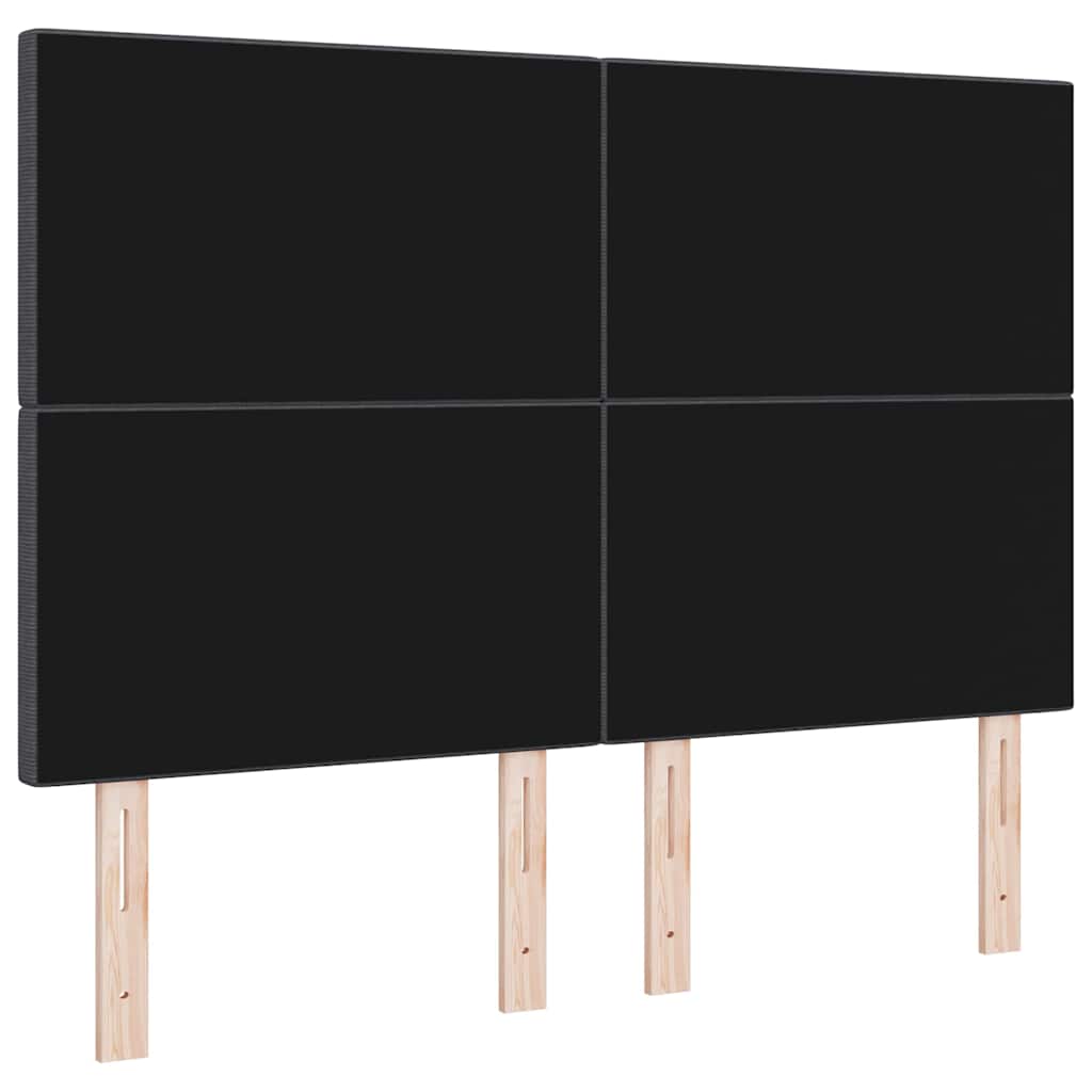 Hoofdbord Donkergrijs 160 cm Katoen Stof is nu te koop bij PeponiXL, paradijselijk wonen!