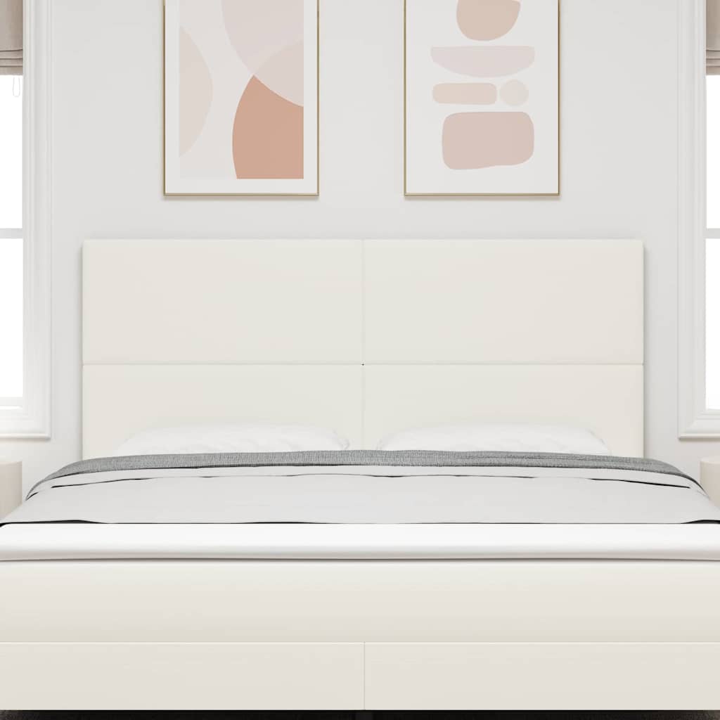 Hoofdbord Crème 180 cm Katoen Stof is nu te koop bij PeponiXL, paradijselijk wonen!