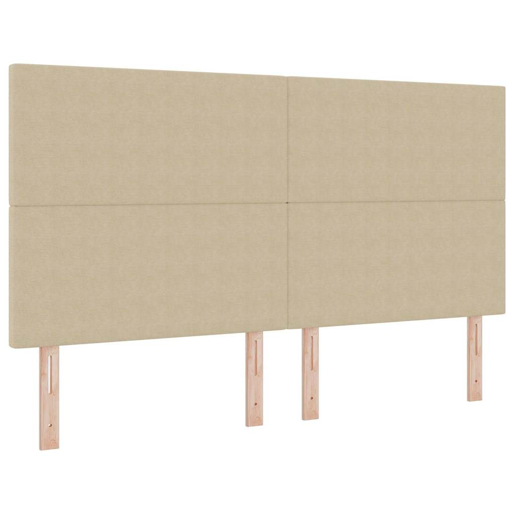 Hoofdbord Lichtgroen Grijs 180 cm Katoen Stof is nu te koop bij PeponiXL, paradijselijk wonen!