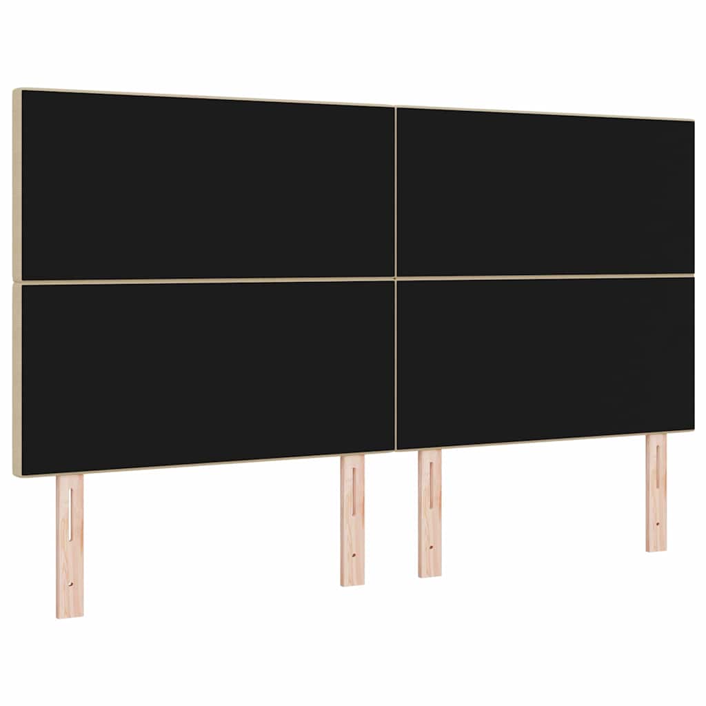 Hoofdbord Lichtgroen Grijs 180 cm Katoen Stof is nu te koop bij PeponiXL, paradijselijk wonen!