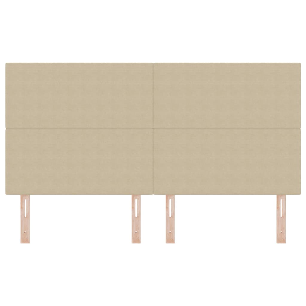 Hoofdbord Lichtgroen Grijs 180 cm Katoen Stof is nu te koop bij PeponiXL, paradijselijk wonen!
