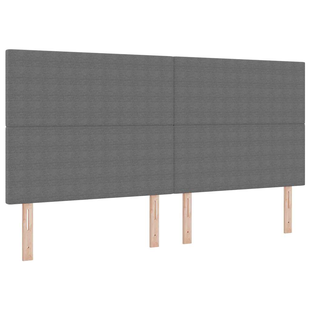 Hoofdbord Lichtgrijs 200 cm Katoen Stof is nu te koop bij PeponiXL, paradijselijk wonen!