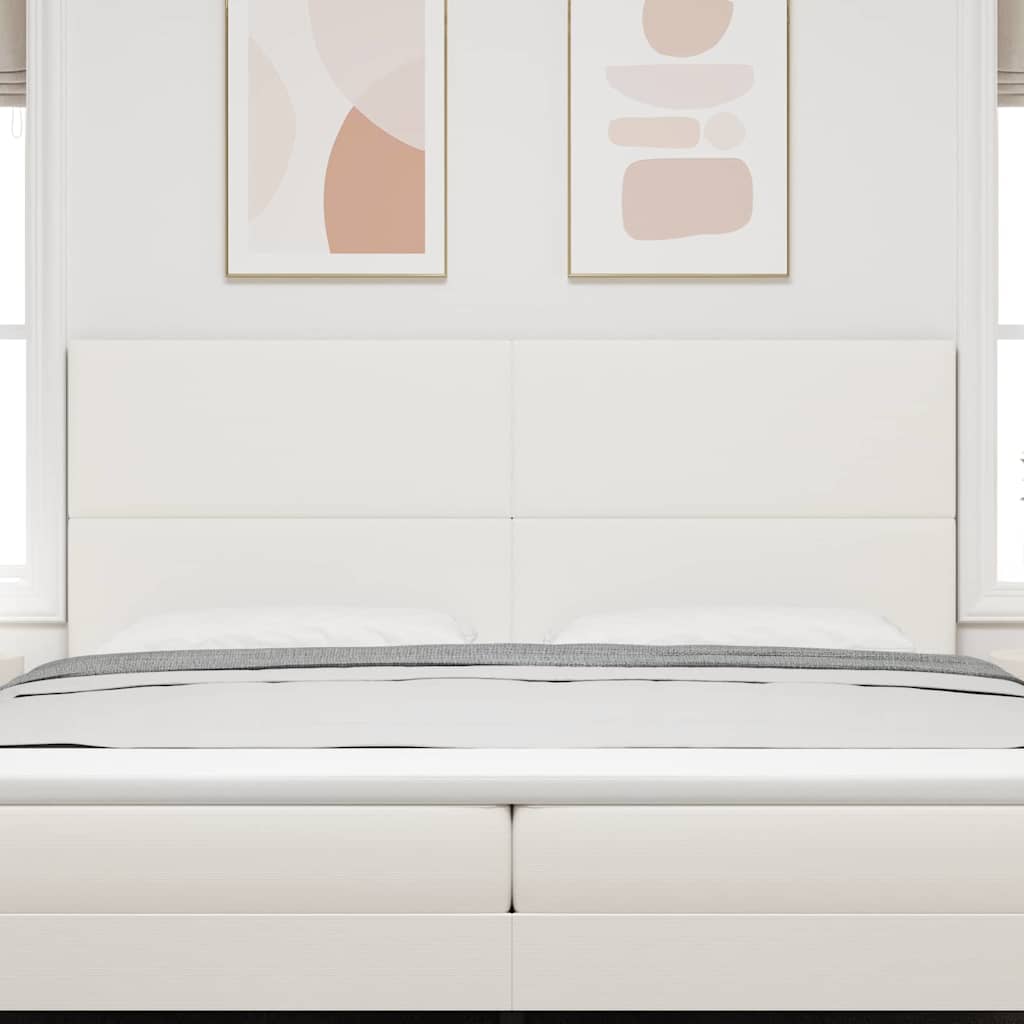 Hoofdbord Crème 200 cm Katoen Stof is nu te koop bij PeponiXL, paradijselijk wonen!