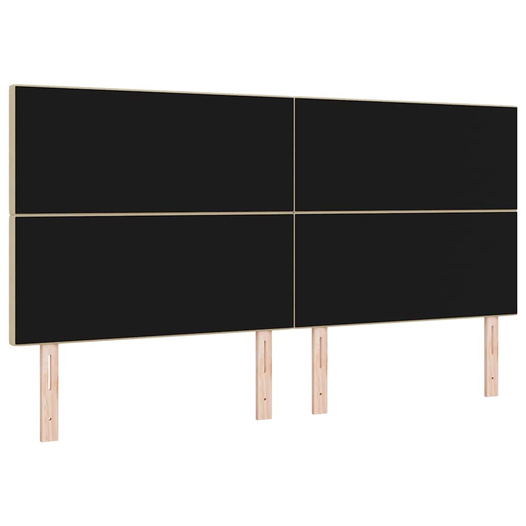 Hoofdbord Lichtgroen Grijs 200 cm Katoen Stof is nu te koop bij PeponiXL, paradijselijk wonen!