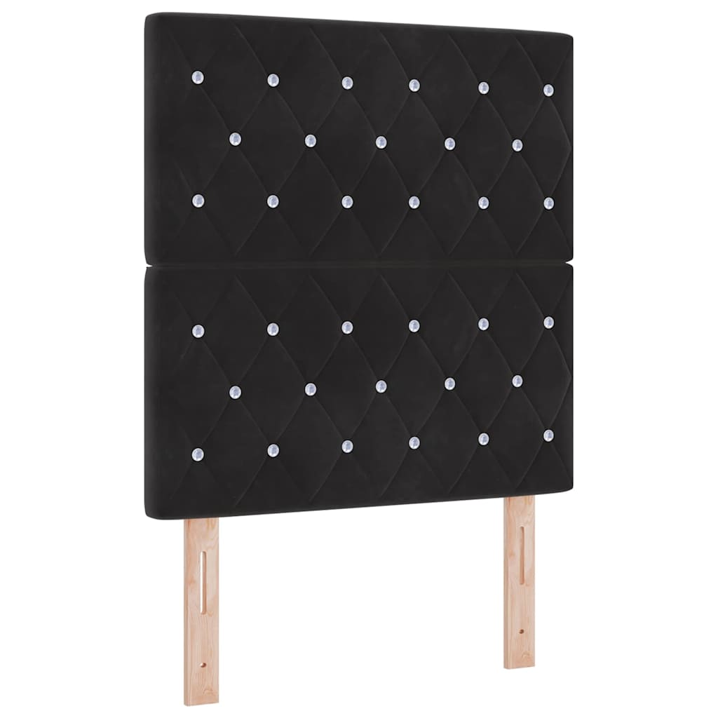 Hoofdbord Zwart 80 cm Fluweel is nu te koop bij PeponiXL, paradijselijk wonen!