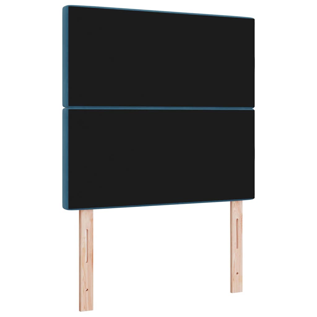 Hoofdbord Donkerblauw 90 cm Fluweel is nu te koop bij PeponiXL, paradijselijk wonen!