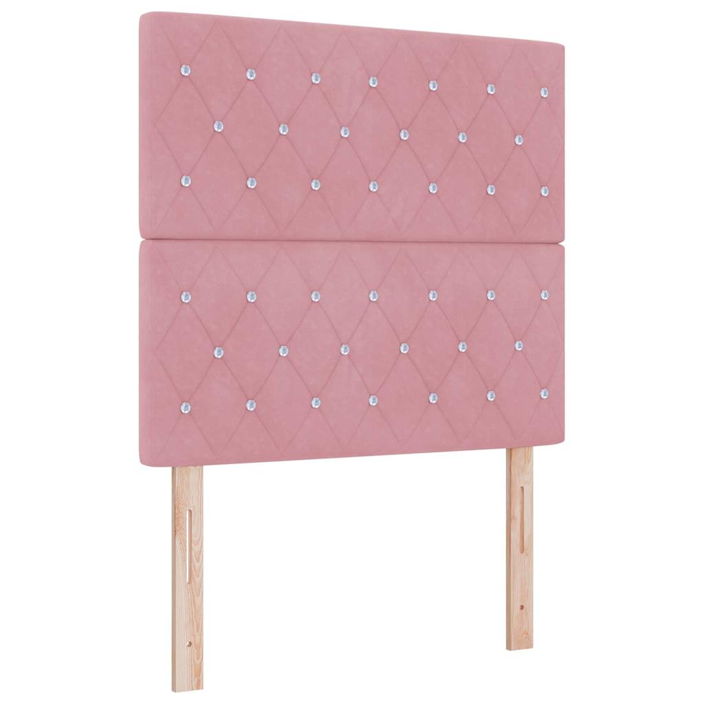 Hoofdbord Roze 90 cm Fluweel is nu te koop bij PeponiXL, paradijselijk wonen!