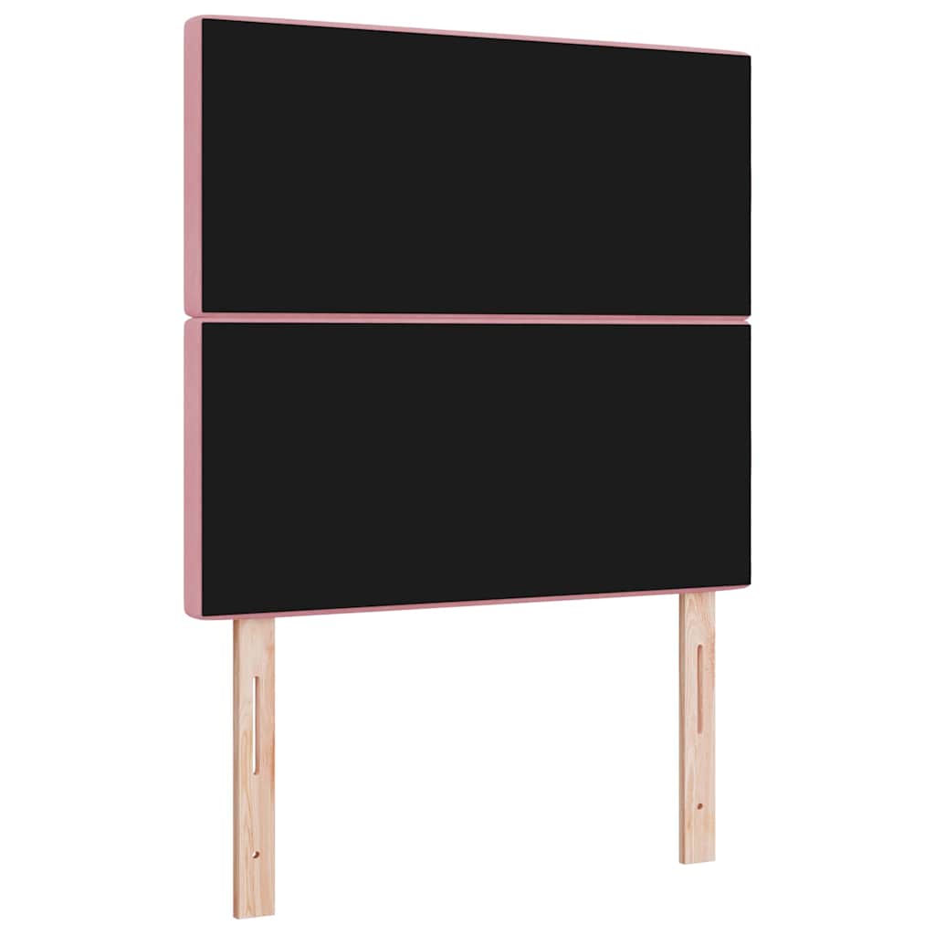 Hoofdbord Roze 90 cm Fluweel is nu te koop bij PeponiXL, paradijselijk wonen!