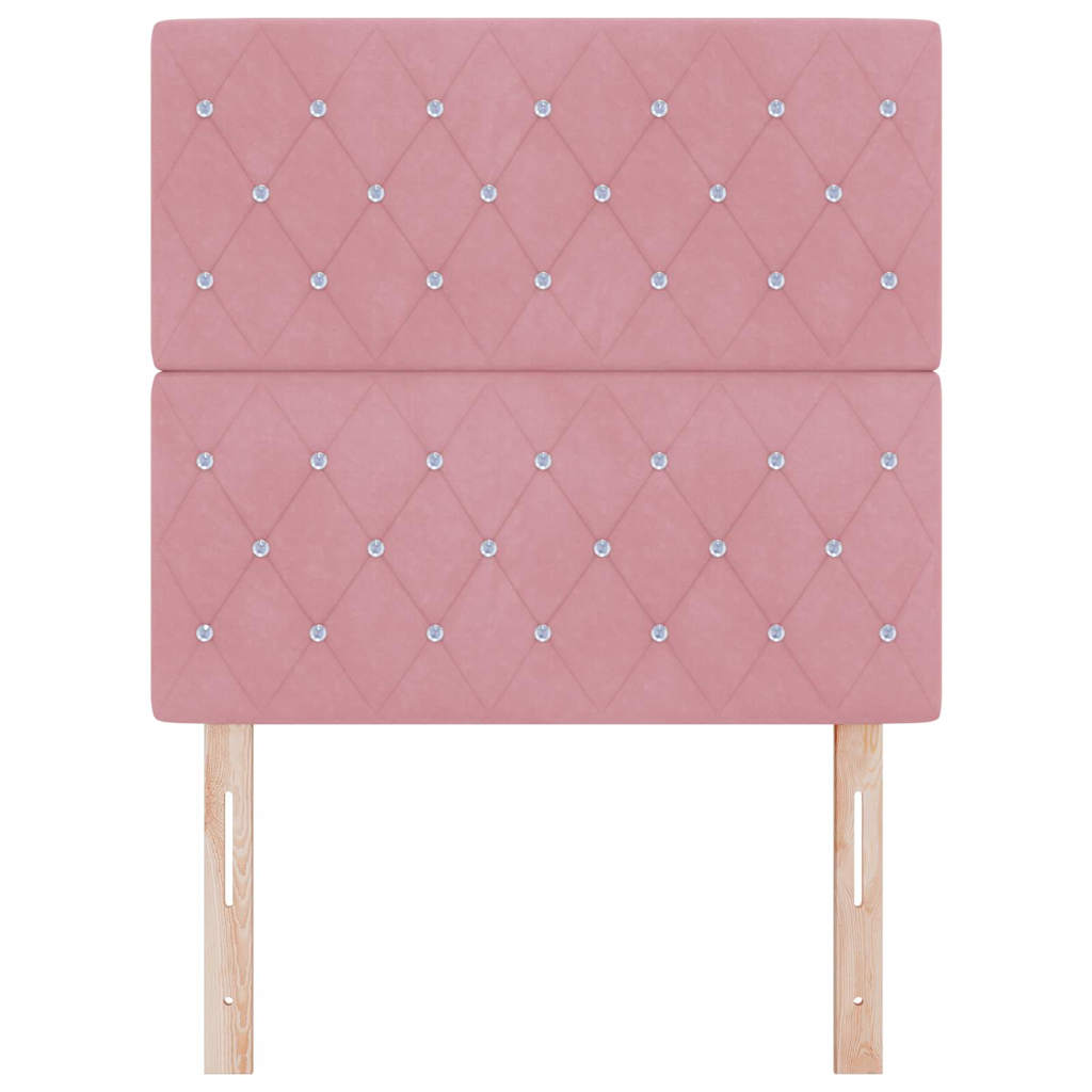 Hoofdbord Roze 90 cm Fluweel is nu te koop bij PeponiXL, paradijselijk wonen!
