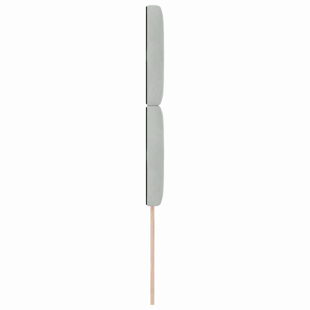 Hoofdbord Lichtgrijs 100 cm Fluweel is nu te koop bij PeponiXL, paradijselijk wonen!