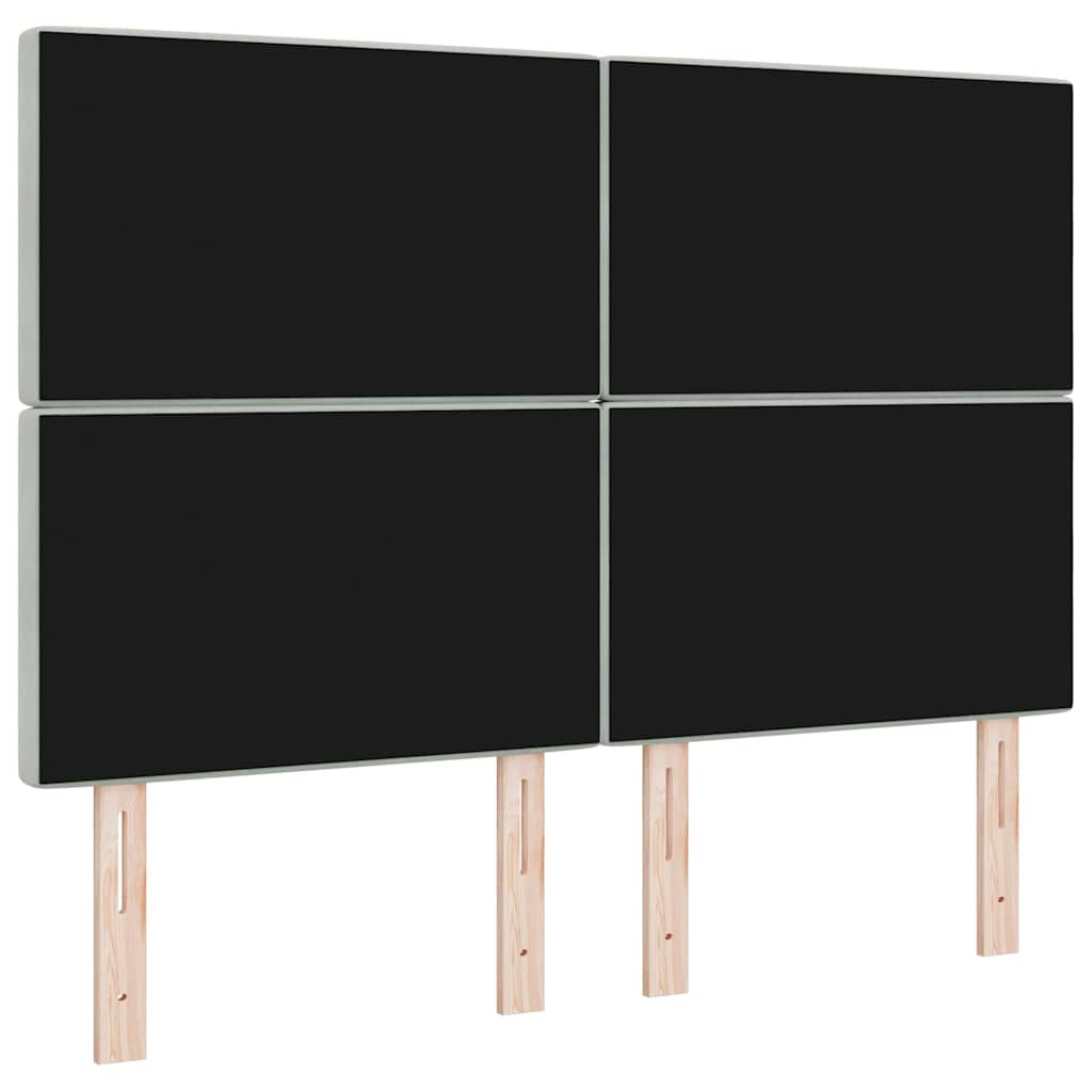 Hoofdbord Lichtgrijs 160 cm Fluweel is nu te koop bij PeponiXL, paradijselijk wonen!