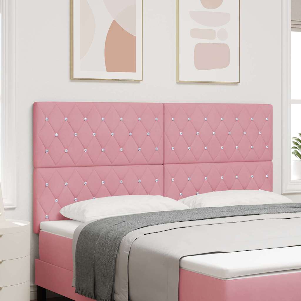 Hoofdbord Roze 180 cm Fluweel is nu te koop bij PeponiXL, paradijselijk wonen!