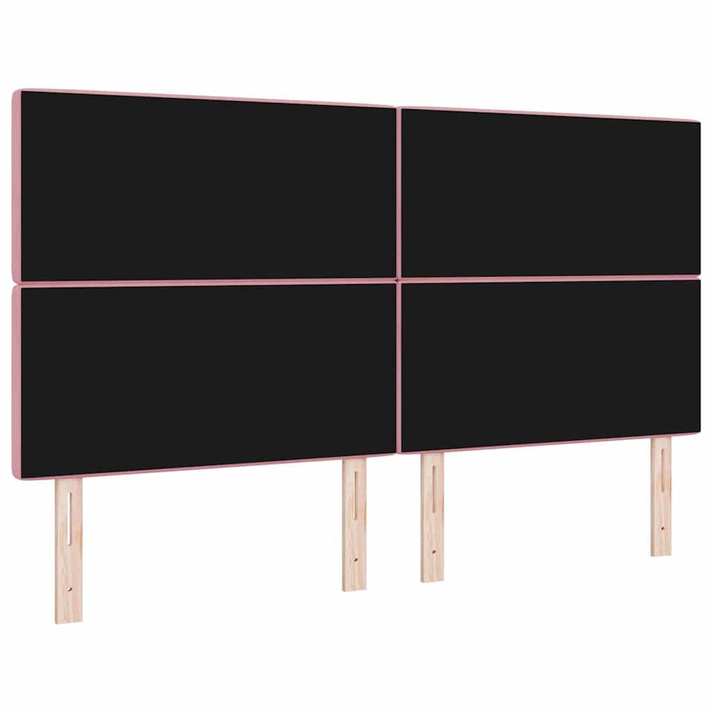 Hoofdbord Roze 180 cm Fluweel is nu te koop bij PeponiXL, paradijselijk wonen!