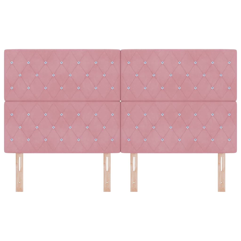 Hoofdbord Roze 180 cm Fluweel is nu te koop bij PeponiXL, paradijselijk wonen!