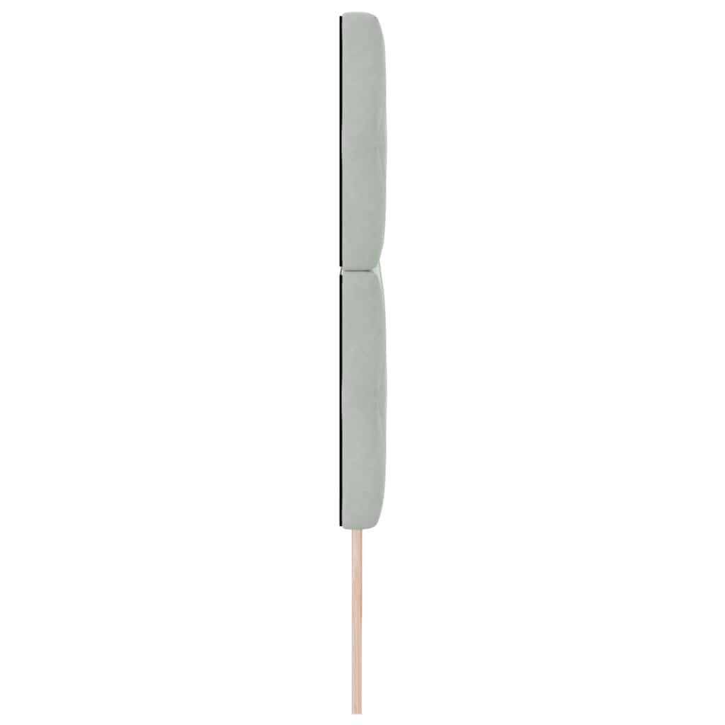 Hoofdbord Lichtgrijs 200 cm Fluweel is nu te koop bij PeponiXL, paradijselijk wonen!