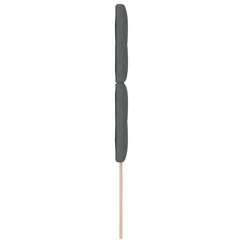 in hoogte verstelbaar hoofdbord Donkergrijs 80 cm Stof is nu te koop bij PeponiXL, paradijselijk wonen!