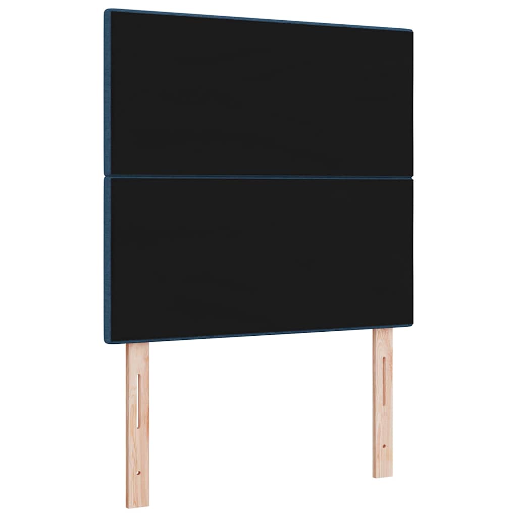 in hoogte verstelbaar hoofdbord met hoofdeinde Blauw 80 cm Stof is nu te koop bij PeponiXL, paradijselijk wonen!