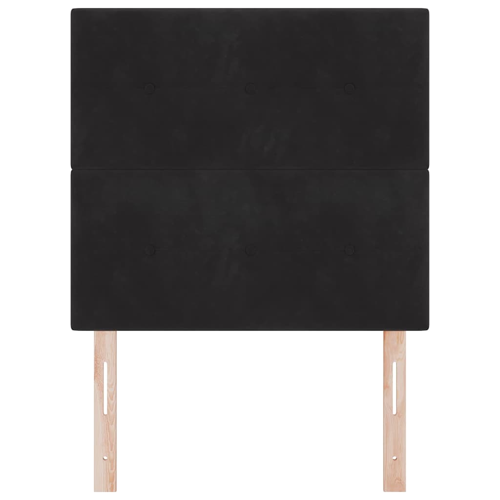 Hoofdbord Zwart 80 cm Fluweel is nu te koop bij PeponiXL, paradijselijk wonen!