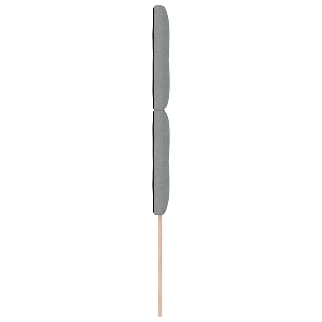 in hoogte verstelbaar hoofdbord Lichtgrijs 90 cm Stof is nu te koop bij PeponiXL, paradijselijk wonen!