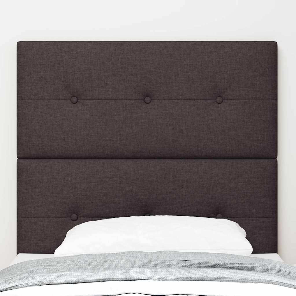 in hoogte verstelbaar hoofdbord Donkerbruin 90 cm Stof is nu te koop bij PeponiXL, paradijselijk wonen!