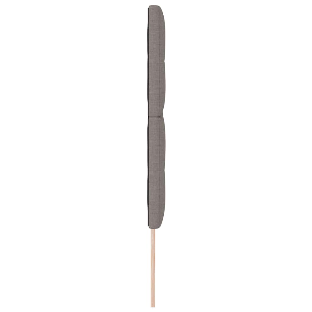 in hoogte verstelbaar hoofdbord Taupe 200 cm Stof is nu te koop bij PeponiXL, paradijselijk wonen!