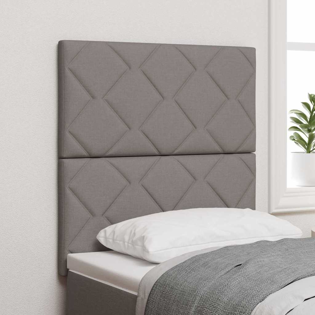Hoofdbord Taupe 80 cm Stof is nu te koop bij PeponiXL, paradijselijk wonen!