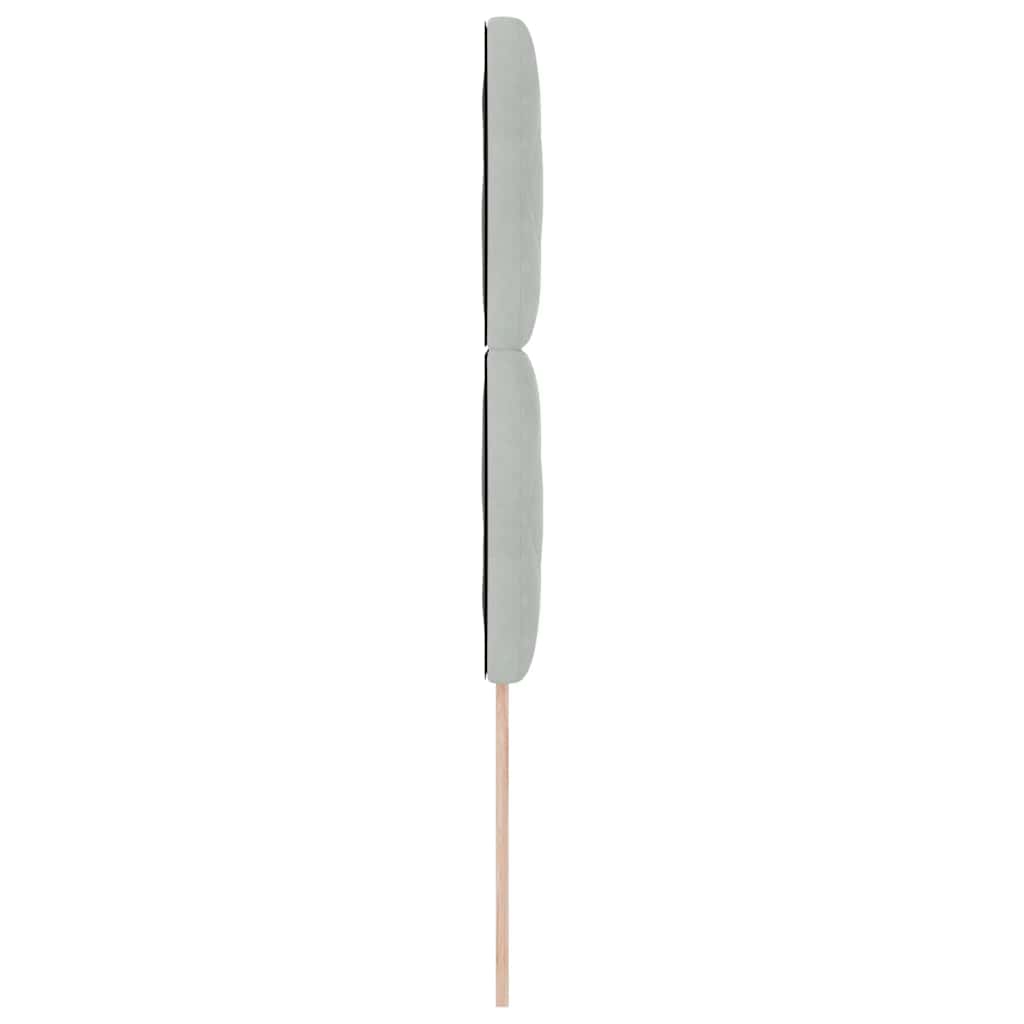 Hoofdbord Lichtgrijs 90 cm Fluweel is nu te koop bij PeponiXL, paradijselijk wonen!