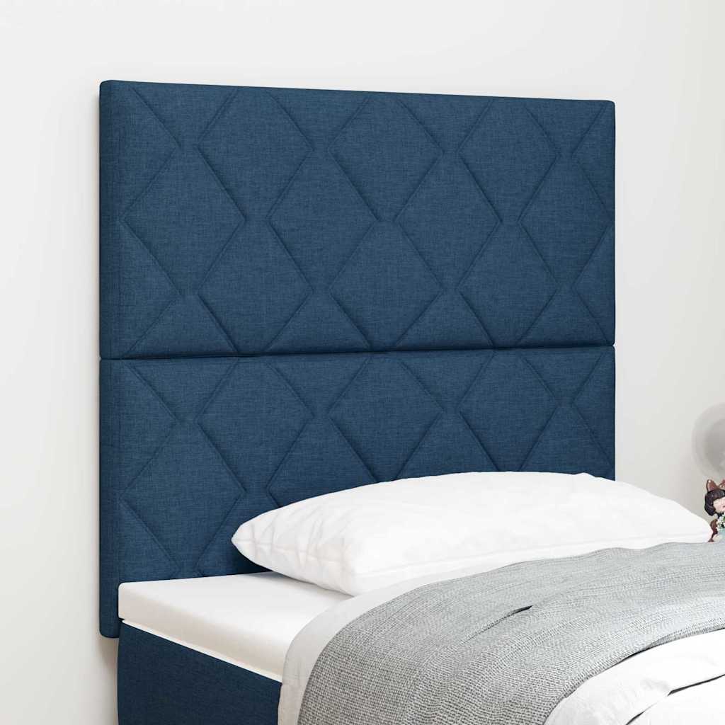 Hoofdbord Blauw 100 cm Stof is nu te koop bij PeponiXL, paradijselijk wonen!