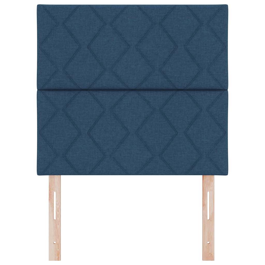 Hoofdbord Blauw 100 cm Stof is nu te koop bij PeponiXL, paradijselijk wonen!