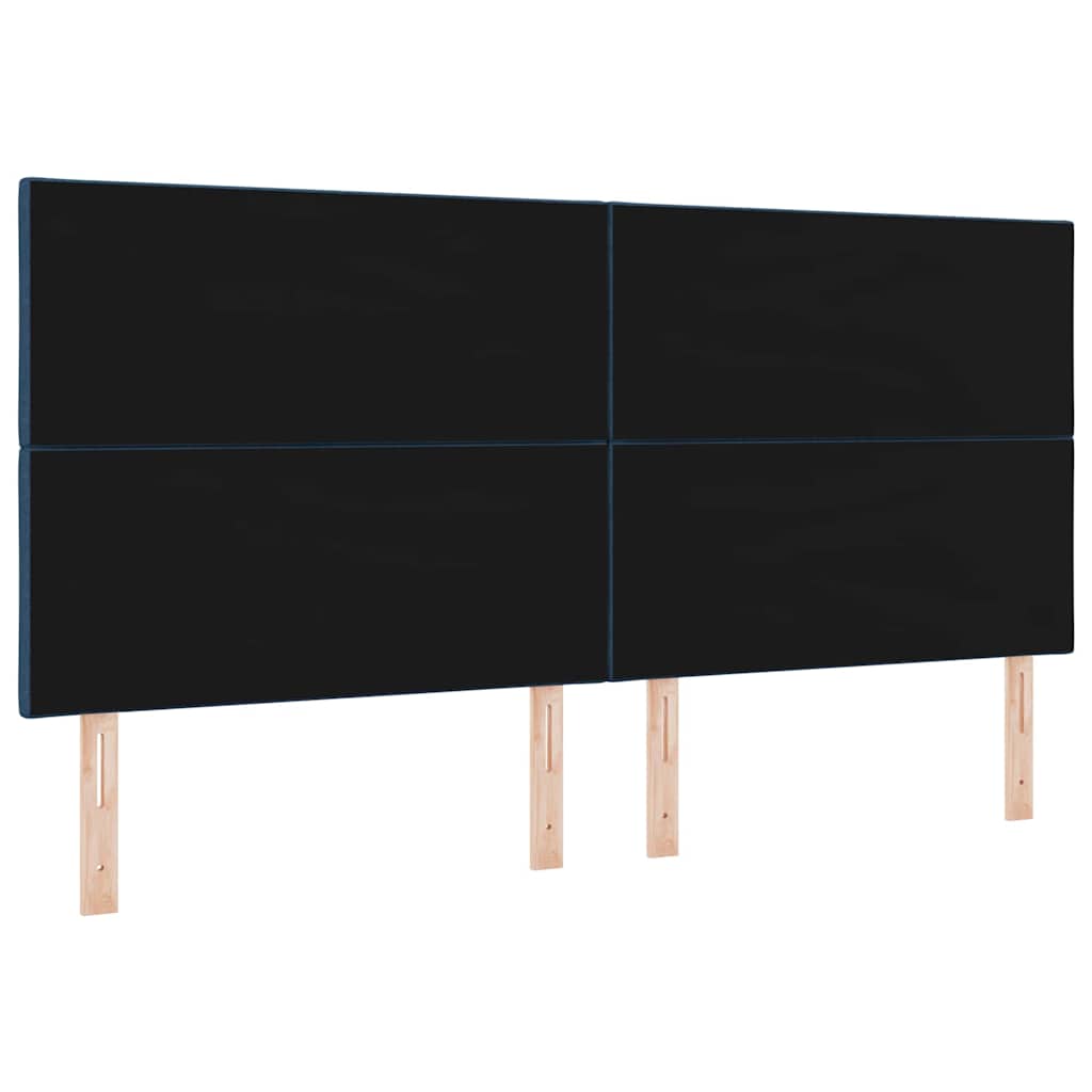 Hoofdbord Blauw 200 cm Stof is nu te koop bij PeponiXL, paradijselijk wonen!