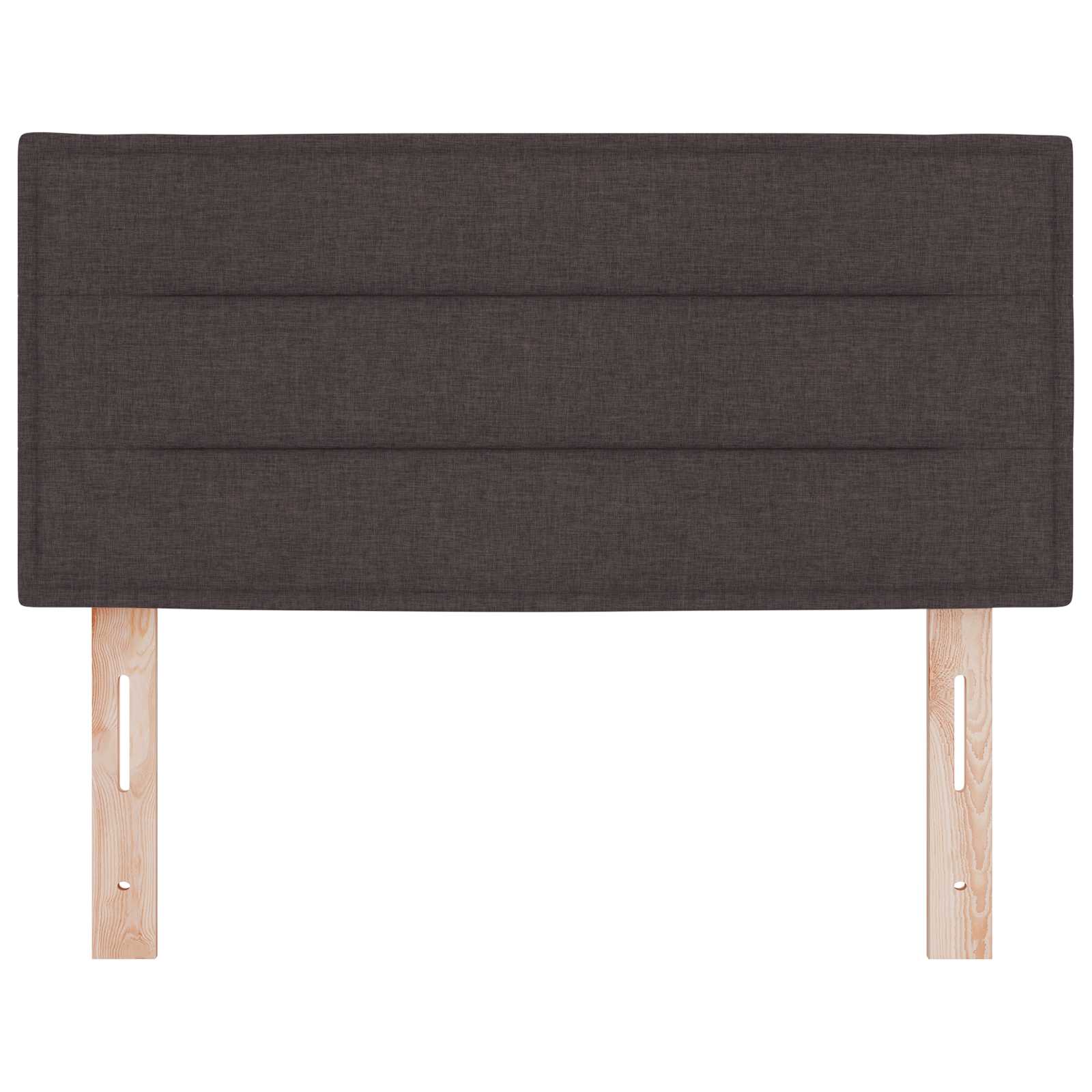 LED Hoofdbord met LED-stripverlichting Donkerbruin 80 cm Stof is nu te koop bij PeponiXL, paradijselijk wonen!