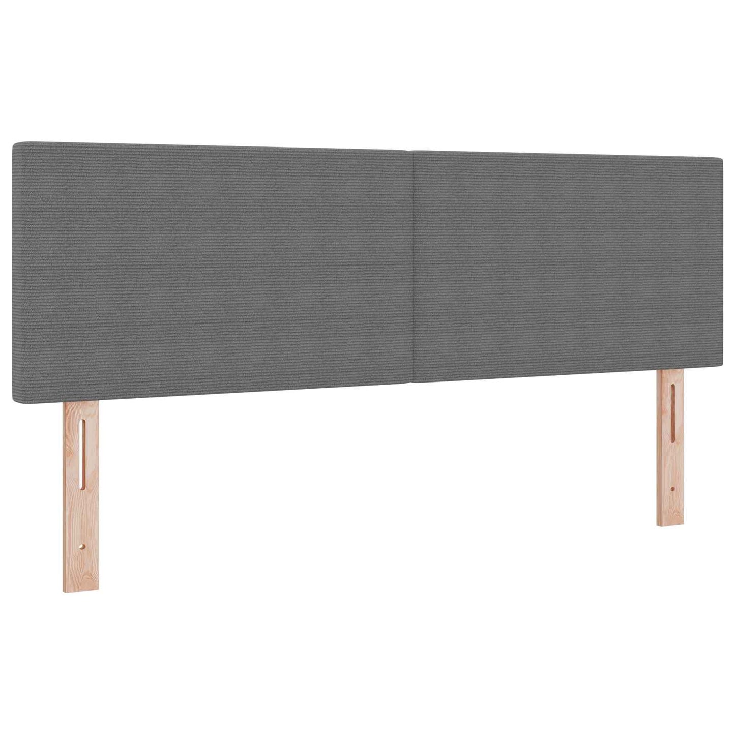 LED Hoofdbord met hoofdeinde Lichtgrijs 160 cm Katoen Stof is nu te koop bij PeponiXL, paradijselijk wonen!
