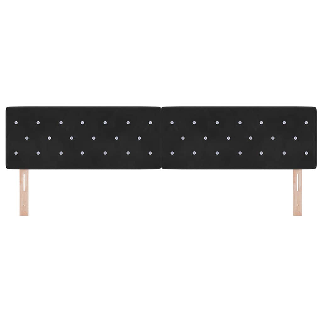 LED Hoofdbord met LED-stripverlichting Zwart 200 cm Fluweel is nu te koop bij PeponiXL, paradijselijk wonen!