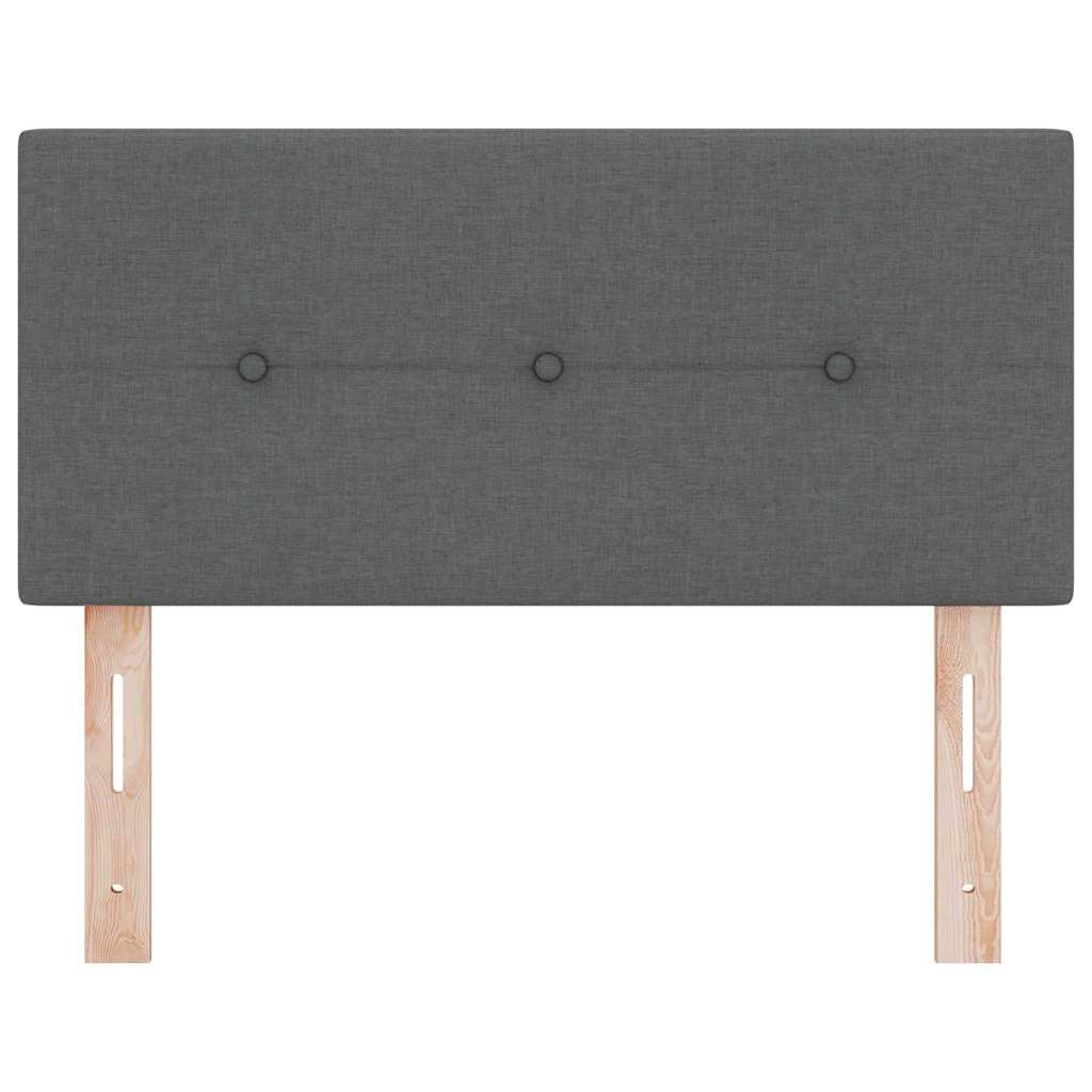 LED Hoofdbord met LED-stripverlichting Donkergrijs 80 cm Stof is nu te koop bij PeponiXL, paradijselijk wonen!