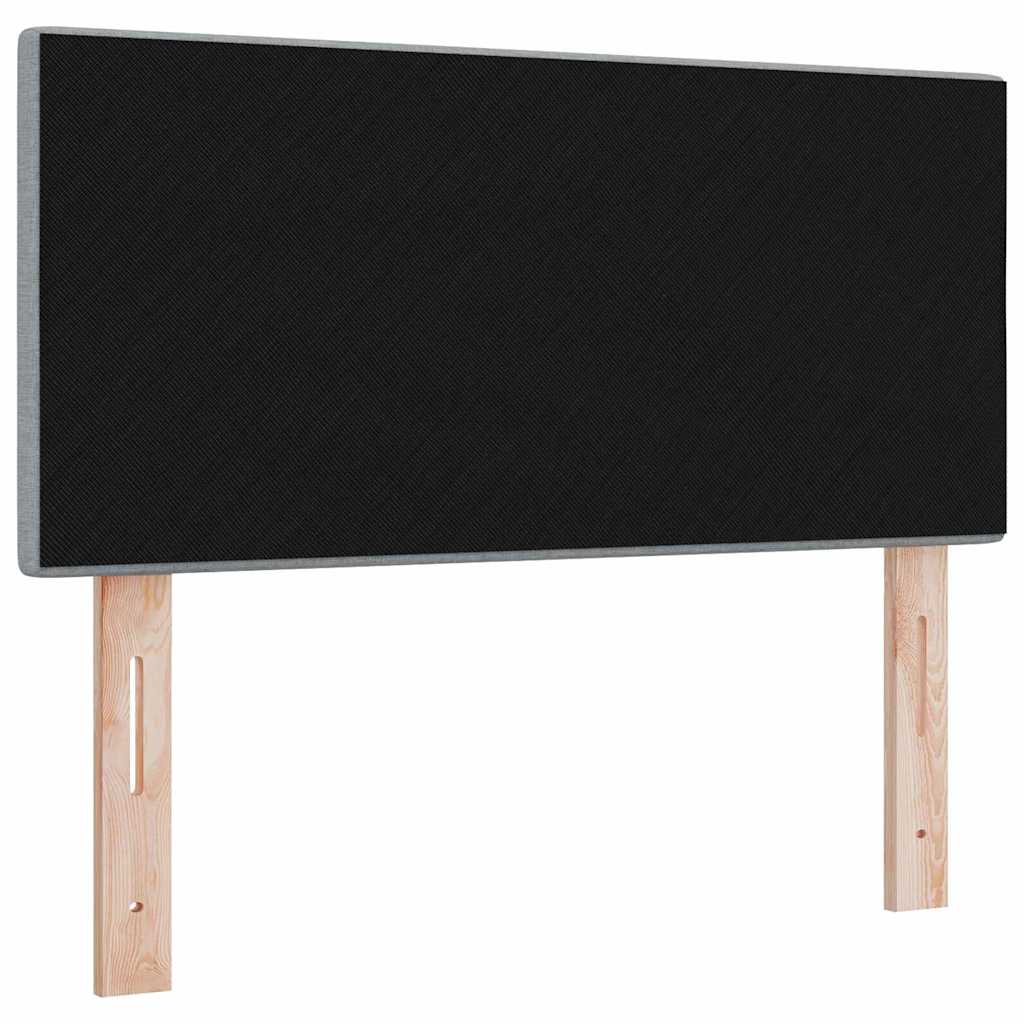LED Hoofdbord met LED-stripverlichting Lichtgrijs 90 cm Stof is nu te koop bij PeponiXL, paradijselijk wonen!