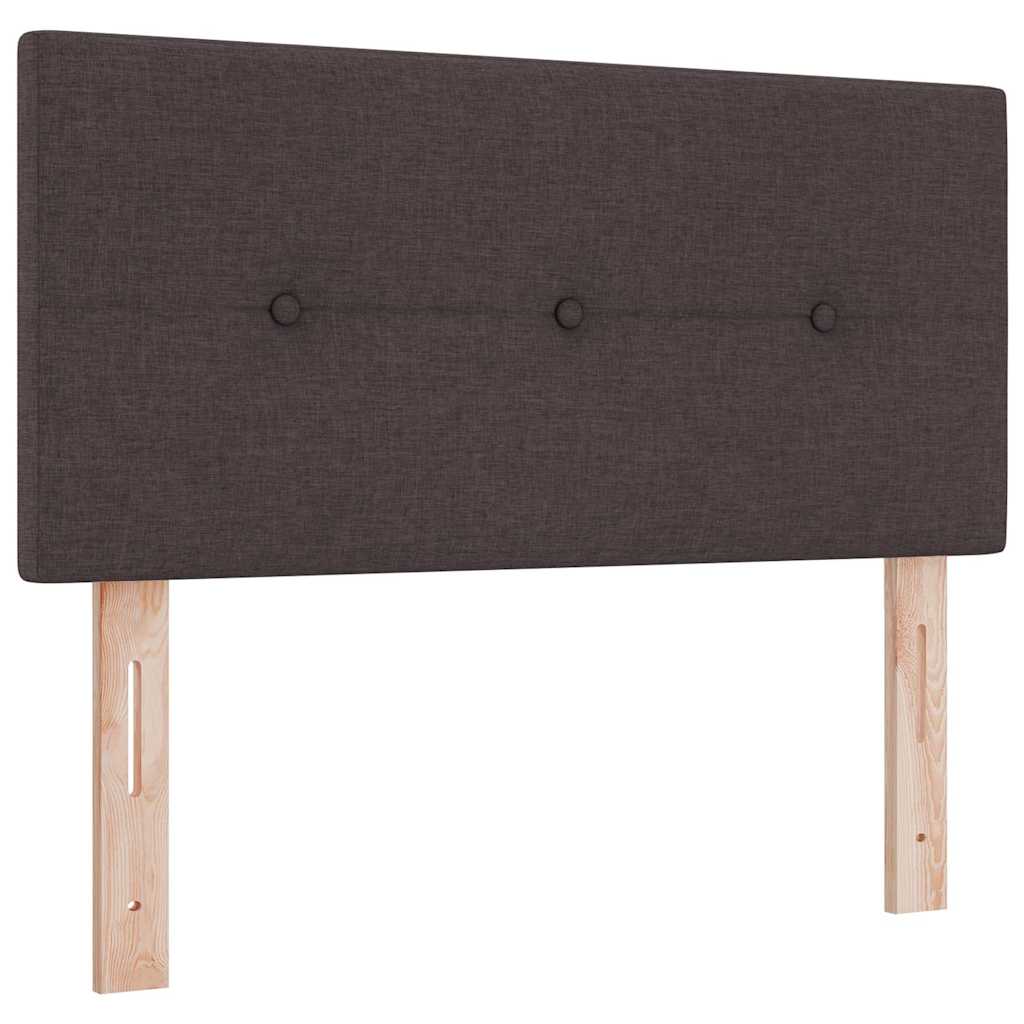 LED Hoofdbord met LED-stripverlichting Donkerbruin 90 cm Stof is nu te koop bij PeponiXL, paradijselijk wonen!