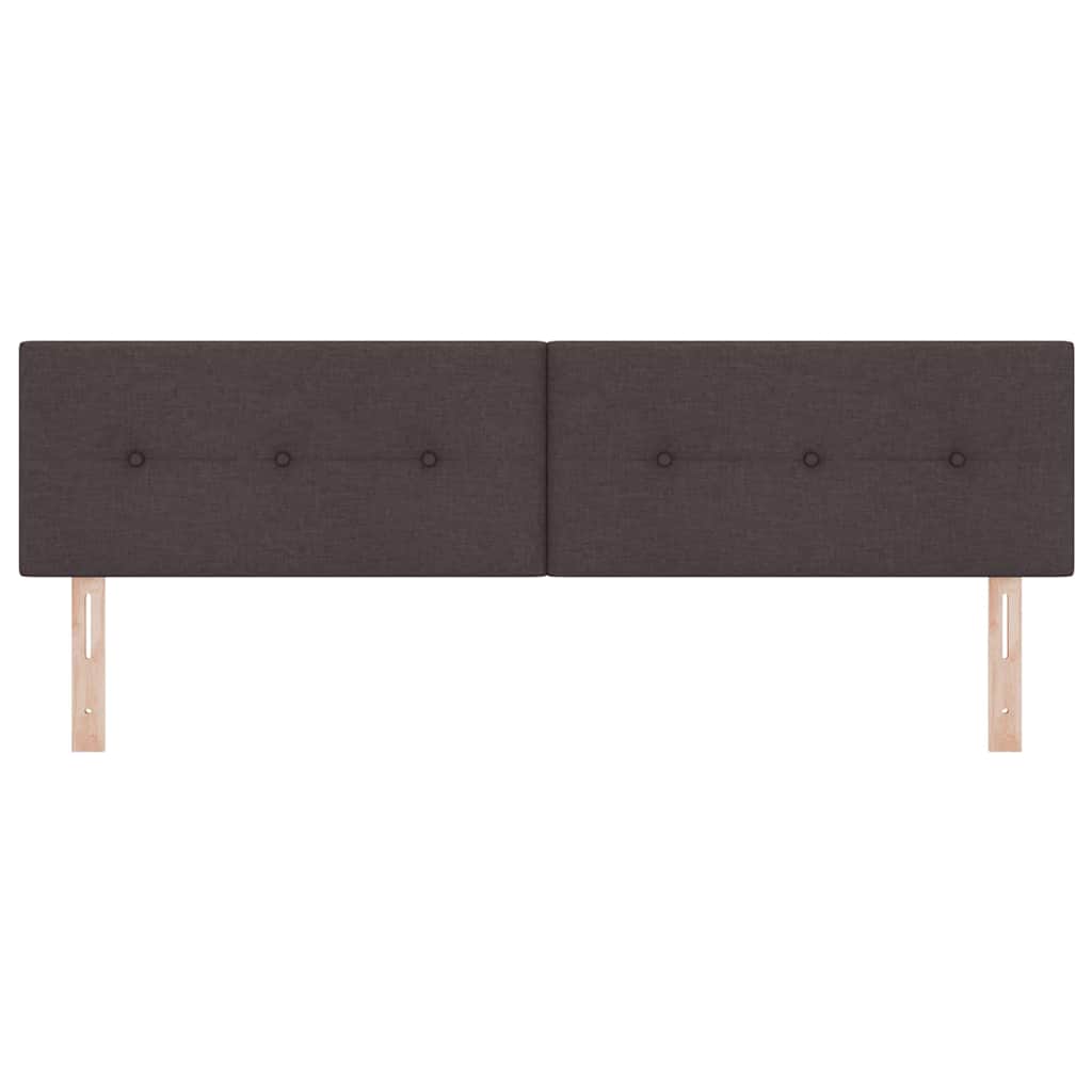 LED Hoofdbord met LED-stripverlichting Donkerbruin 180 cm Stof is nu te koop bij PeponiXL, paradijselijk wonen!