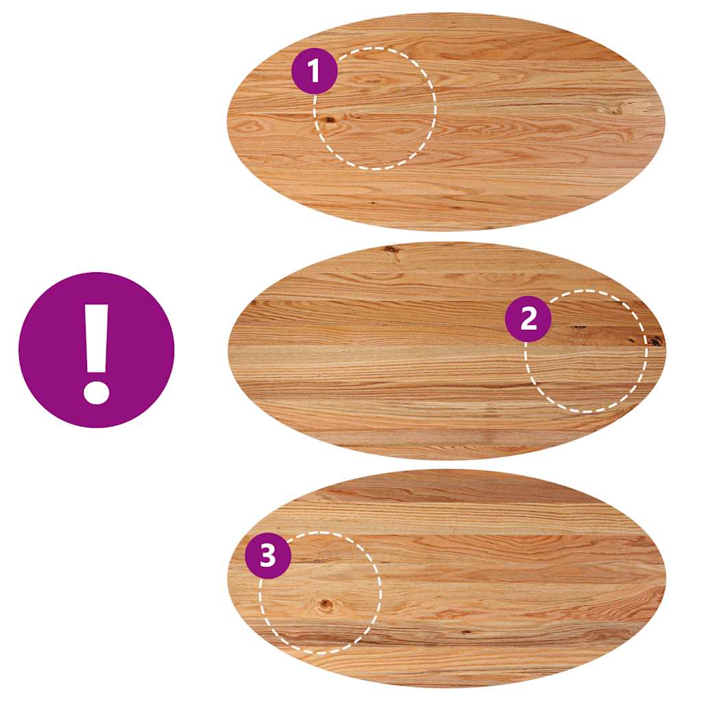 Eettafel 200x100x74 cm ovaal massief eikenhout lichtbruin is nu te koop bij PeponiXL, paradijselijk wonen!