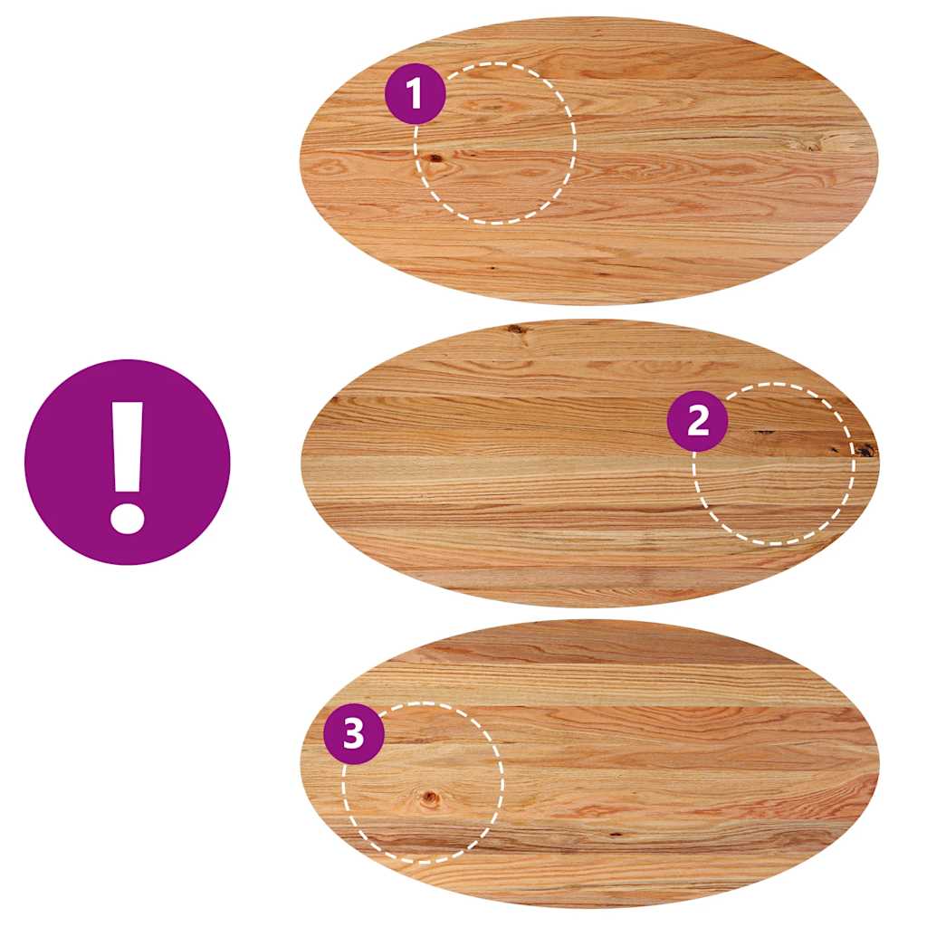 Eettafel 200x100x74 cm ovaal massief eikenhout lichtbruin is nu te koop bij PeponiXL, paradijselijk wonen!