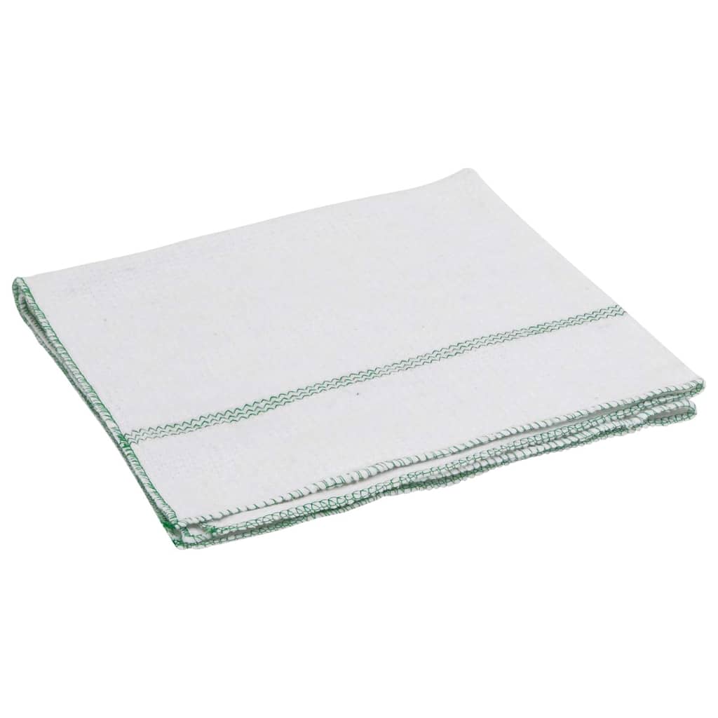 Reinigingsdoeken 5 st gestreept 50x60 cm wit en groen is nu te koop bij PeponiXL, paradijselijk wonen!