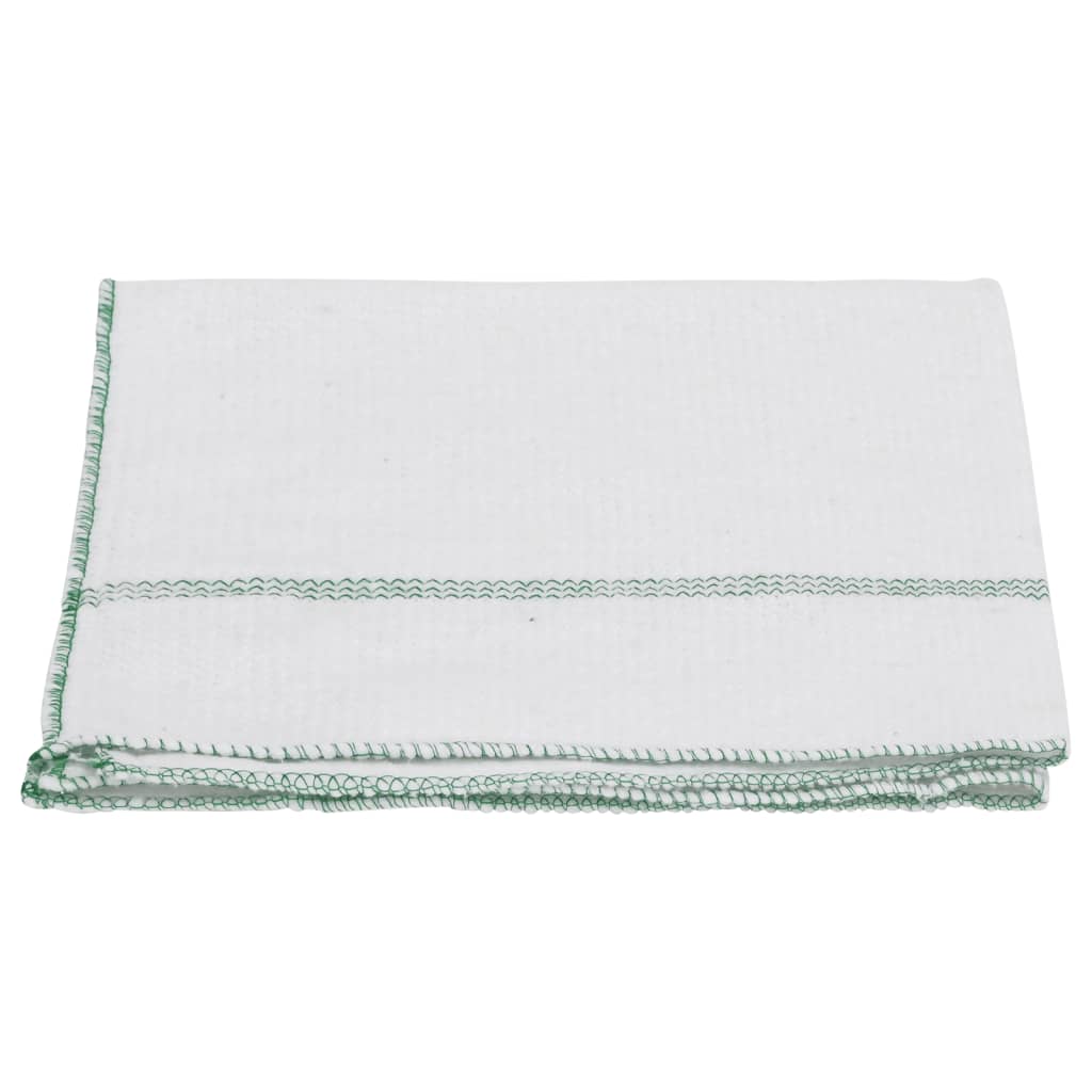 Reinigingsdoeken 5 st gestreept 50x60 cm wit en groen is nu te koop bij PeponiXL, paradijselijk wonen!