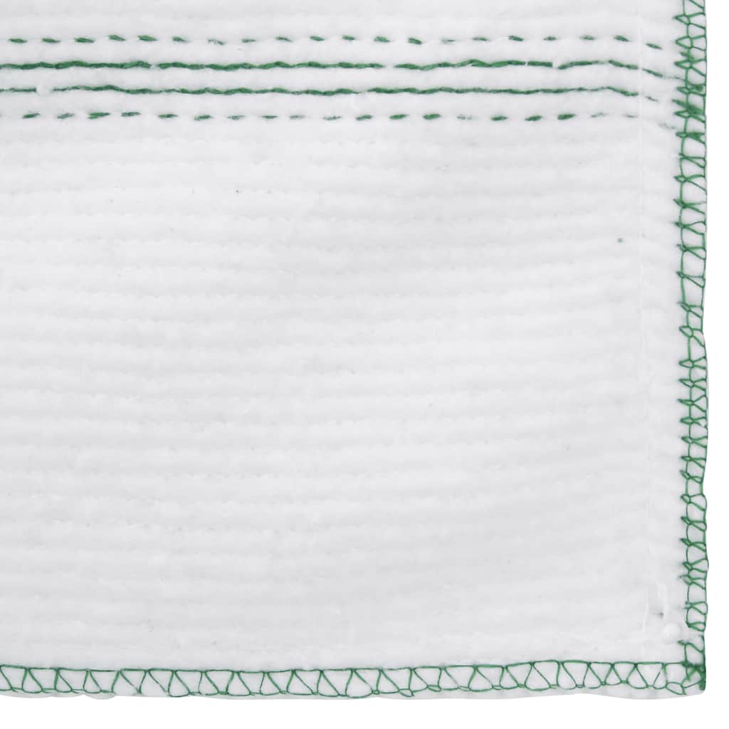 Reinigingsdoeken 5 st gestreept 50x60 cm wit en groen is nu te koop bij PeponiXL, paradijselijk wonen!