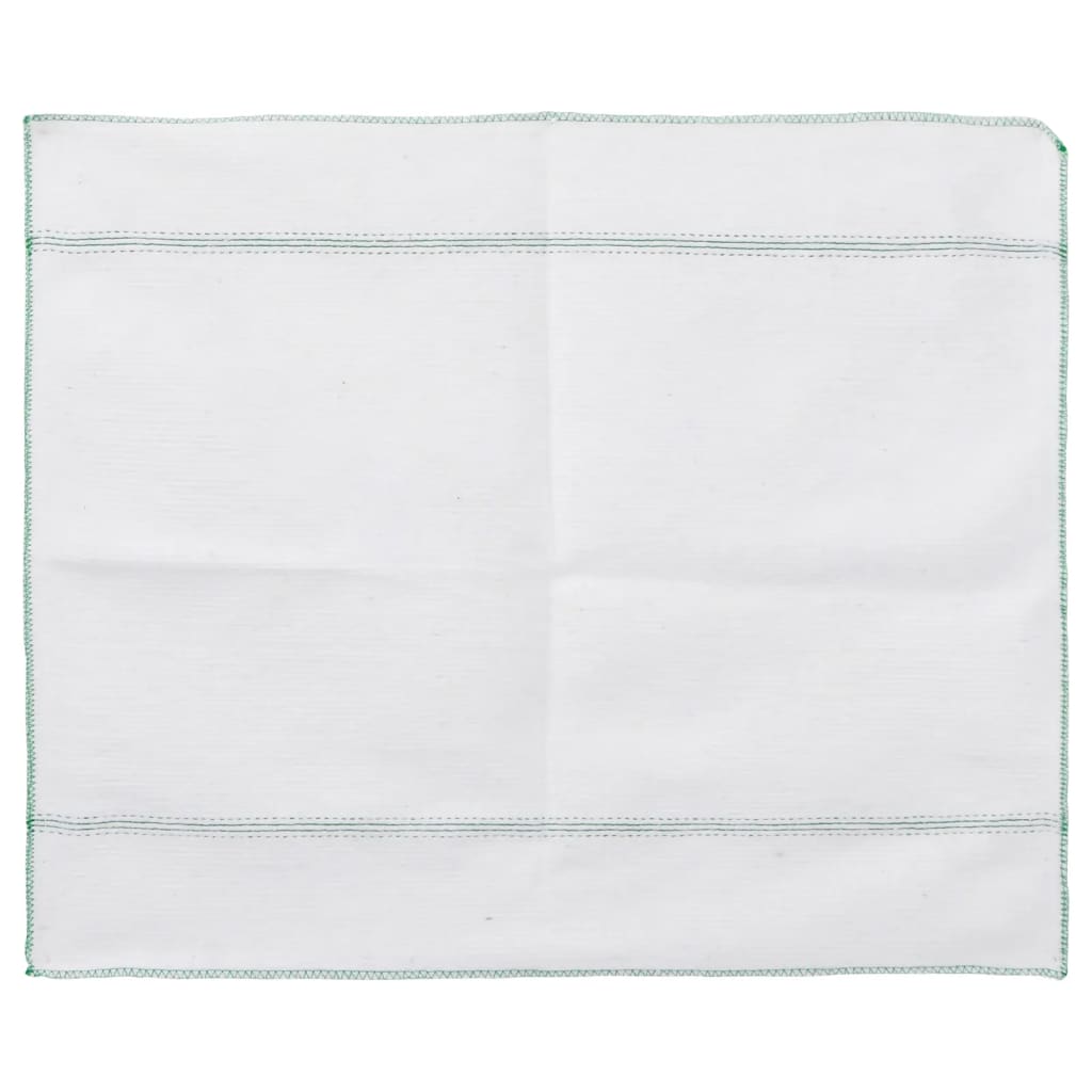 Reinigingsdoeken 10 st gestreept 50x60 cm wit en groen is nu te koop bij PeponiXL, paradijselijk wonen!