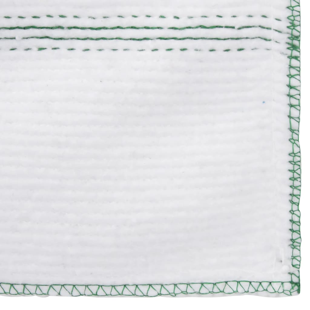 Reinigingsdoeken 10 st gestreept 50x60 cm wit en groen is nu te koop bij PeponiXL, paradijselijk wonen!